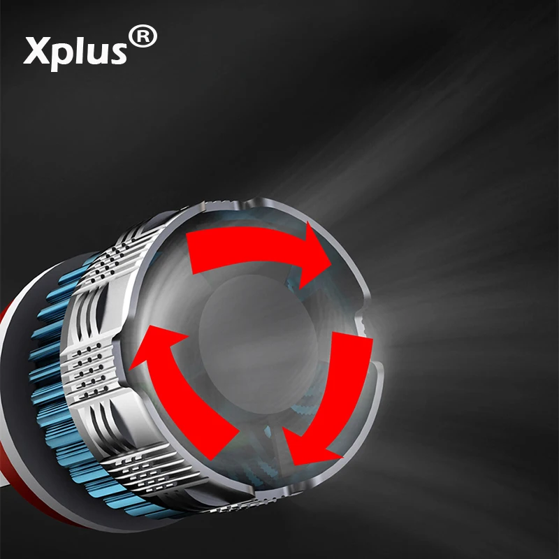 Xplus 2 шт. 12 V фары для автомобиля H1 H3 H4 H7 H11 HB3 HB4 белые лампы ближнего света дальнего светодиодная противотуманная фара M2