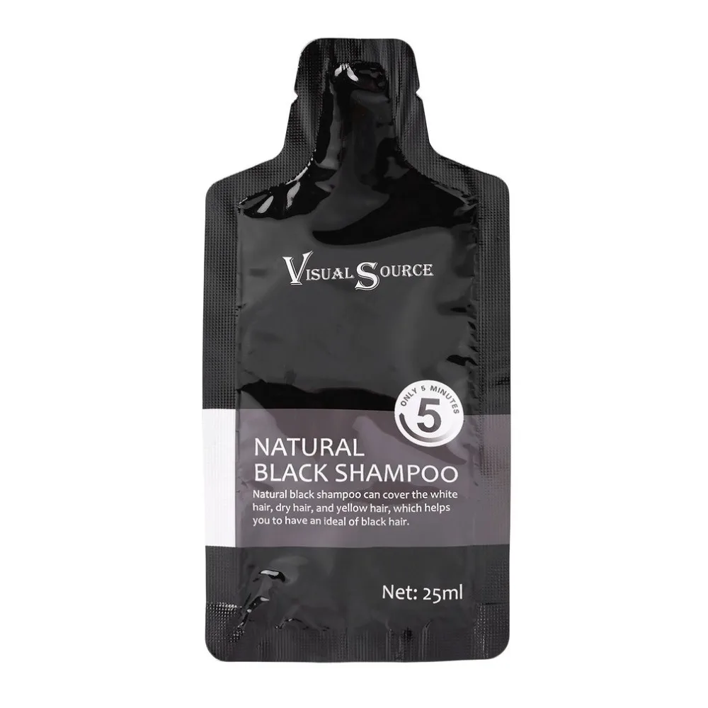 25 мл шампунь для темных волос натуральный травяной более быстрое окрашивание