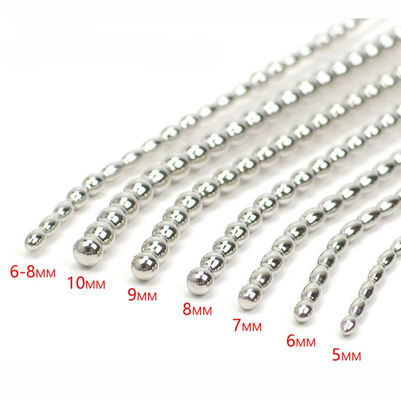 Stainless Steel Urethral Sound Dilators Sounding Penis Plug Urethral Beads Sex Toys For Men Catheters Plug Penis Insert urethral dilator silicone urethral dilator