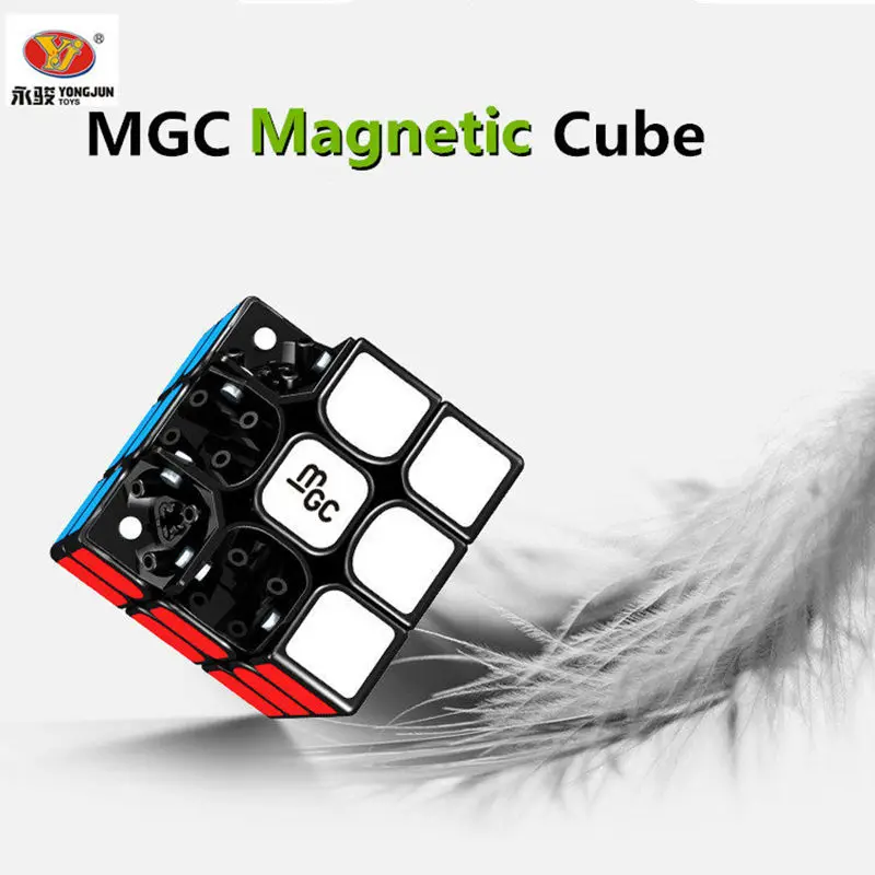 Yongjun YJ MGC 3x3x3 Магнитный Волшебный куб наклейки профессиональные