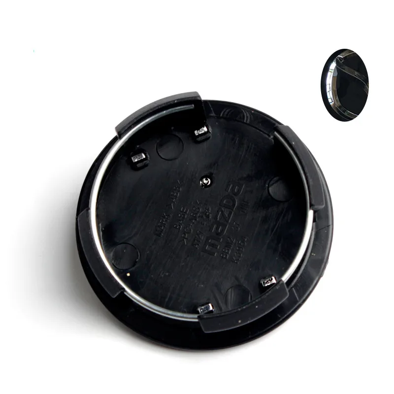 

20pcs Black Silver Wheel Hub Cap For Mazda 6 3 Axela CX-3 CX-4 CX5 MX-5 Car Emblem Wheel Center Cap 56mm Wheel Cover Car-styling
