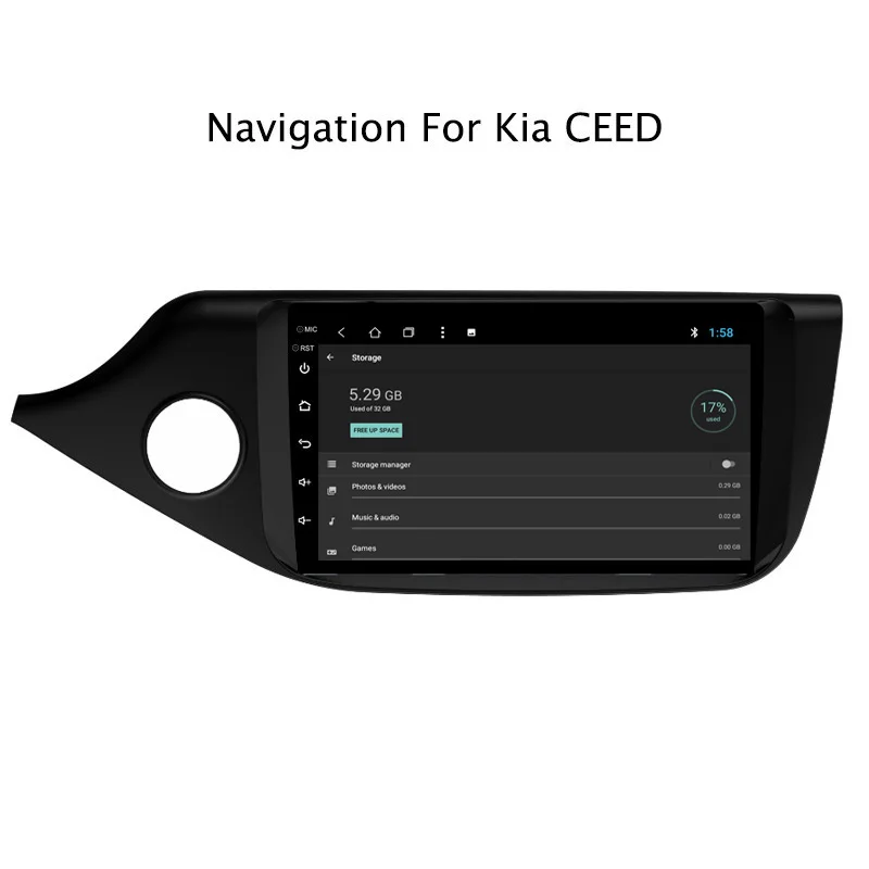 Cheap NAVITOPIA 9inch 2G RAM 32G ROM Android 8.1 Car DVD Multimedia GPS Navigation for Kia Ceed 2012 2013 2014 2015 2016 4