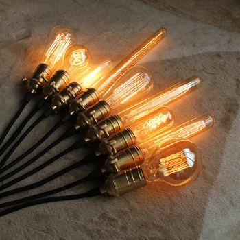 

Loft Vintage Edison Bulbs ST64/G95/G80 E26/E27 Incandiscent Light Bulbs 40W 110V 220V Filament Bulb Edison Pendant Lamps