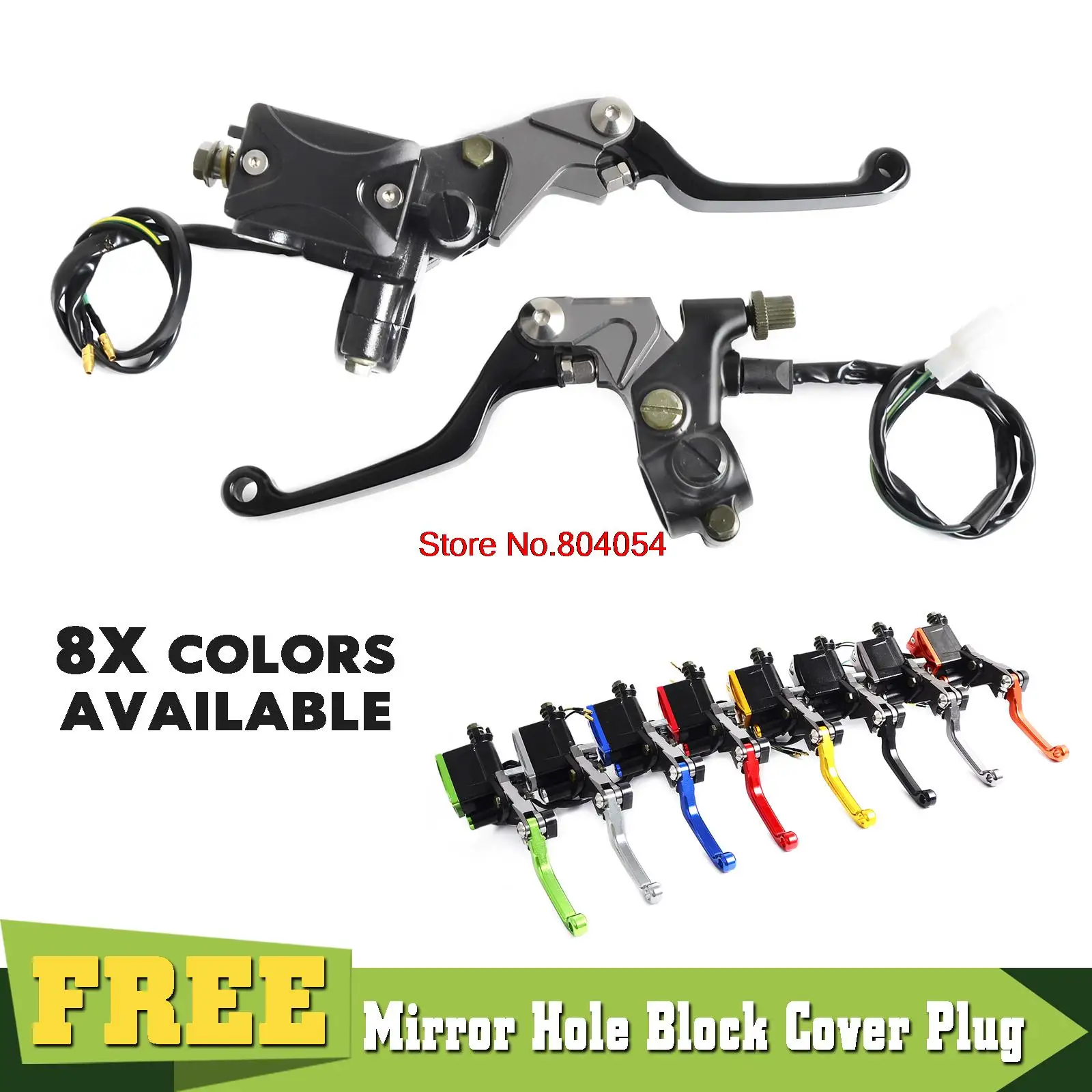 

Universal Standard 7/8" (22mm) Front Brake Master Cylinder Reservoir Levers For Honda CRF80/85 125 250 300 450