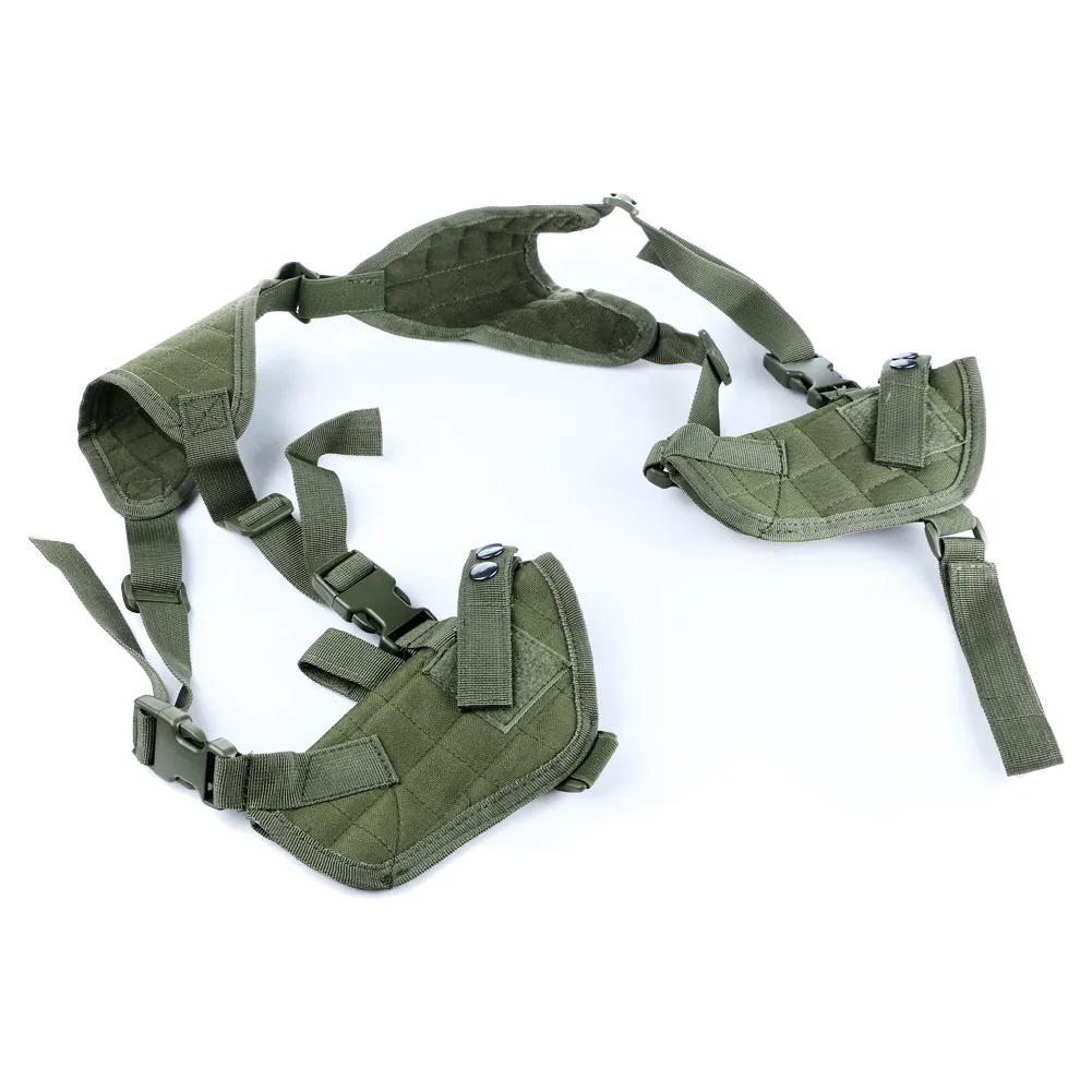 FOCUSIGN Военная Тактическая двойная кобура для пистолета универсальная кобура для руки на плечо двойная сумка регулируемые ремни