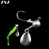 5PCS/Lot Fishing Round Shape Ball Jig Head Hook 2g 4g High Carbon Steel Hooks Jighead Weight with Rotation Ring Spoons Fishhooks ► Photo 1/6