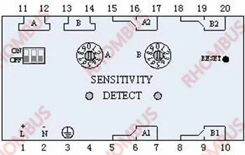 12VAC/DC 2-Channel Traffic Inductive Loop Vehicle Detector Daul Control - Famidy.com