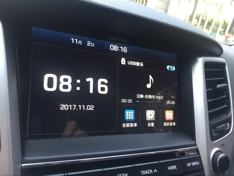 For Hyundai Tucson IX35 2015 2016 2017 Car Tempered Glass Screen