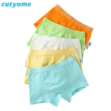 2pcs/Lot Cotton Briefs For Boys Kid Underwear Cutyome Teenage Pure Color Shorts Panties Boxer Puberty Children Thongs Underpants