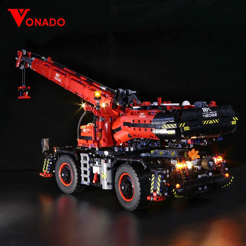 

Led light for LEGO Mechanical Group 42082 Complex Terrain Crane LEGO Technic series Boy and girl Building Block Toy (only light)