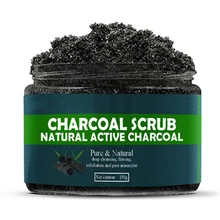 150 г бамбуковый уголь пилинг для тела Скраб солевой скраб для лица отбеливающая жидкость для глубокого очищения уход за кожей тела Скраб