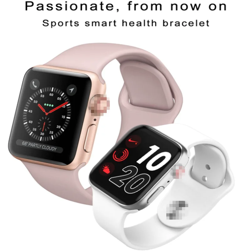 

IWO 8 PLUS 44mm Watch 4 Heart Rate GPS Smart Watch case for apple iPhone Android phone IWO 5 6 upgrade NOT apple watch watched
