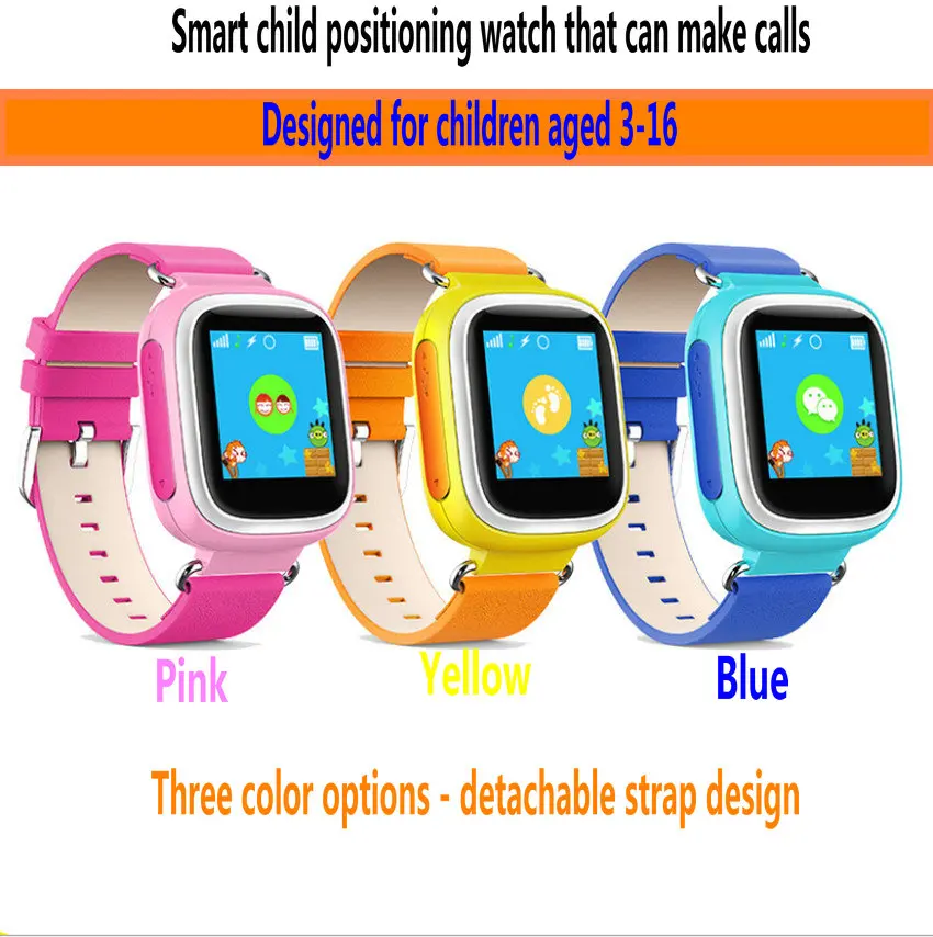 Q60 child positioning    watch Smart watchGPS dual positioning watch    Multi-language children's watch