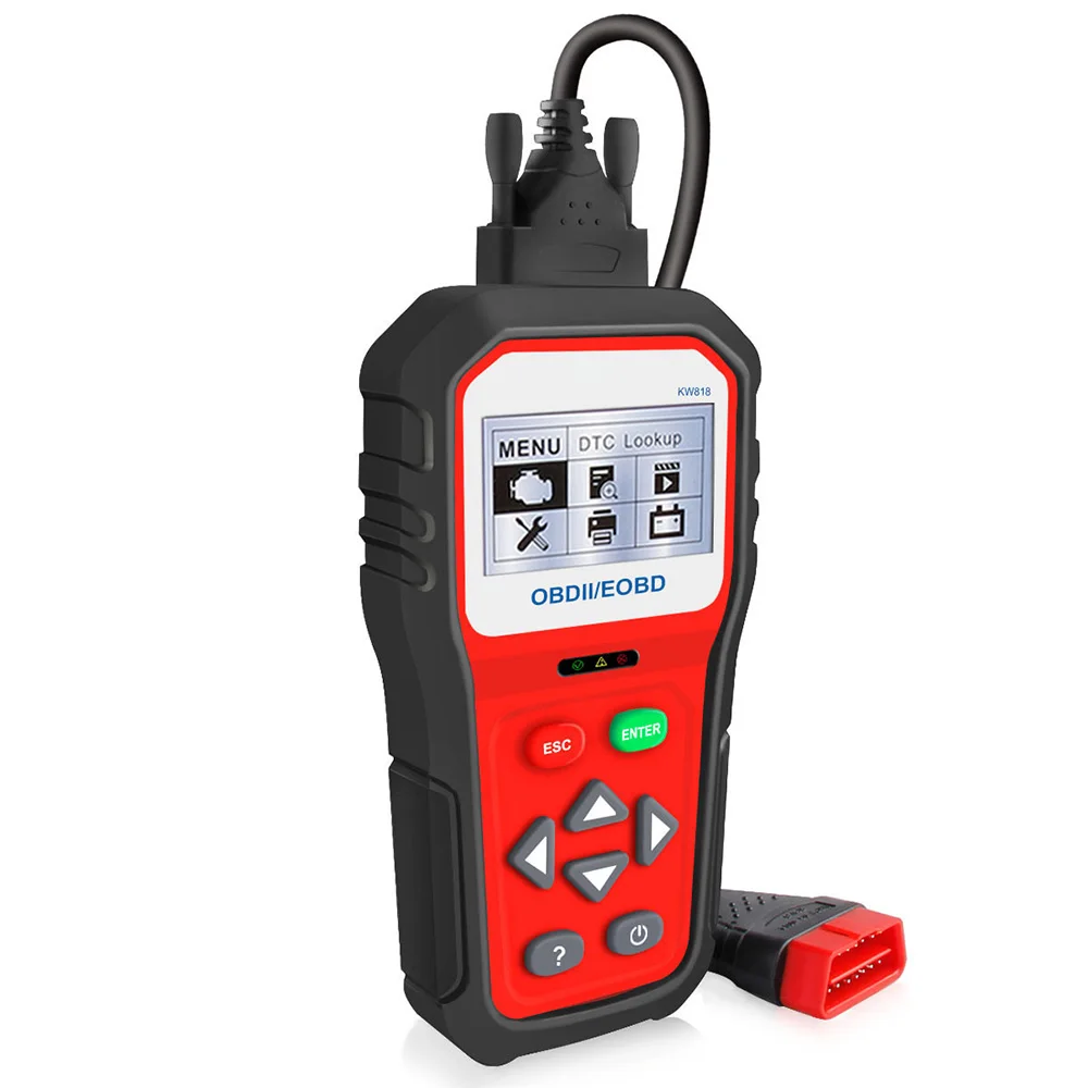 Усовершенствованный диагностический сканер OBDII ODB2 EOBD для автомобиля 12 В тестер