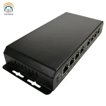 Пассивный коммутатор PoE 1000 Мбит/с, гигабитный переключатель питания по Ethernet с 7 выходами PoE, расширитель PoE для ip-камеры VOIP, Wifi AP