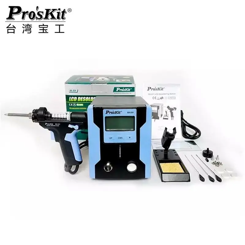 

Pro'sKit SS-331H ESD LCD Digital BGA Desoldering Suction Electric Absorb Gun Electric Vacuum Desoldering Pump Solder Sucker Gun
