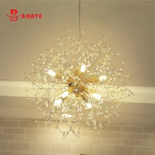 modern crystal led chandelier lustre hanging lights cristal avize lustres e pendentes para sala de jantar nordic design lamp modern crystal led chandelier lustre hanging lights cristal avize lustres e pendentes para sala de jantar nordic design lamp
