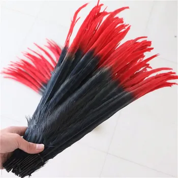 

400pcs two tone Colour 20-22inch long Bi-colors Ring-Neck Pheasant Tail Feathers 50-55cm chicken Tails