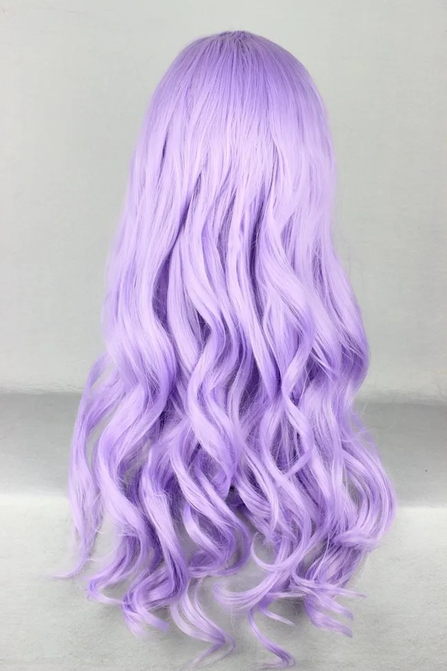 Mcoser Ziemlich Niedlich Hochzeit Frisur Frauen Lange Lockige Synthetische Gothic Lolita Lila Perucke Purple Wig Wig Wigwig Purple Aliexpress