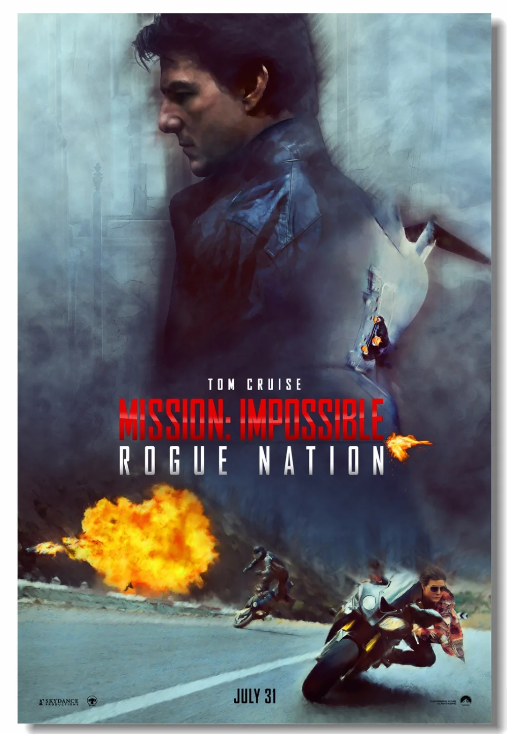 Custom Canvas Wall Decor Tom Cruise Mission Impossible Poster Mission Impossible Fallout Wall Sticker Bedroom Wallpaper 22 Ronaldo Poster Cristiano Ronaldo Posterstickers Soccer Aliexpress