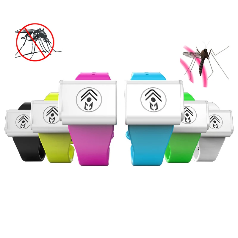 

Outdoor Anti Mosquito Wristband Ultrasonic Mosquito Repellent Bracelet Pest Rreject for Kids Pregnant Woman