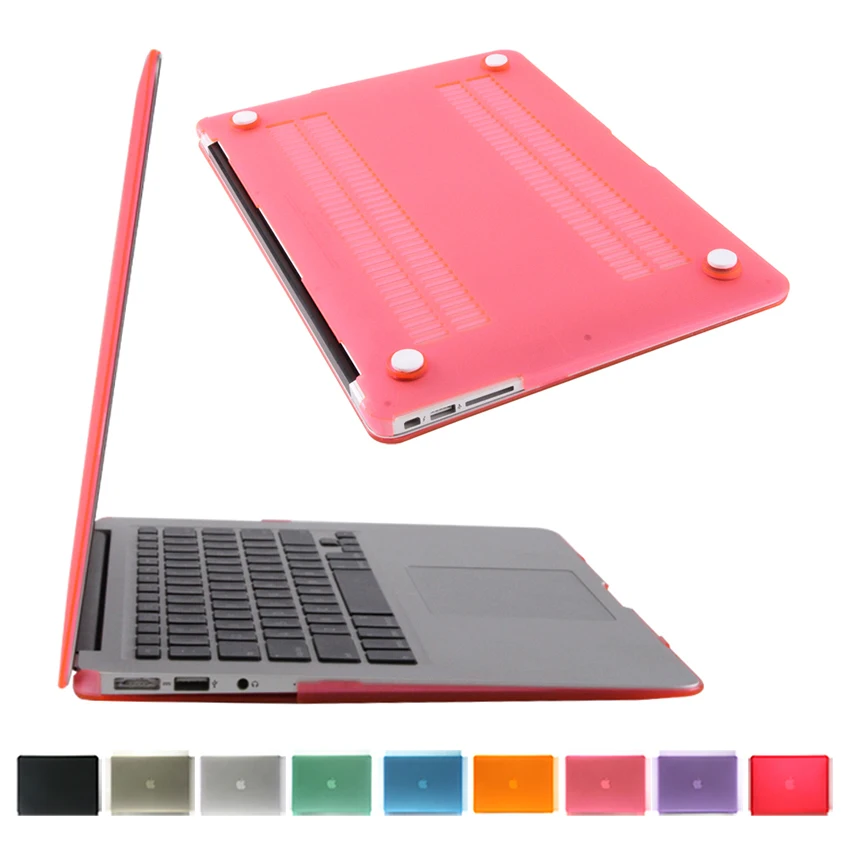 Матовый чехол для Apple macbook 11 12 13 15 Pro с сетчаткой протектор ноутбука Mac book Air 6 3 4
