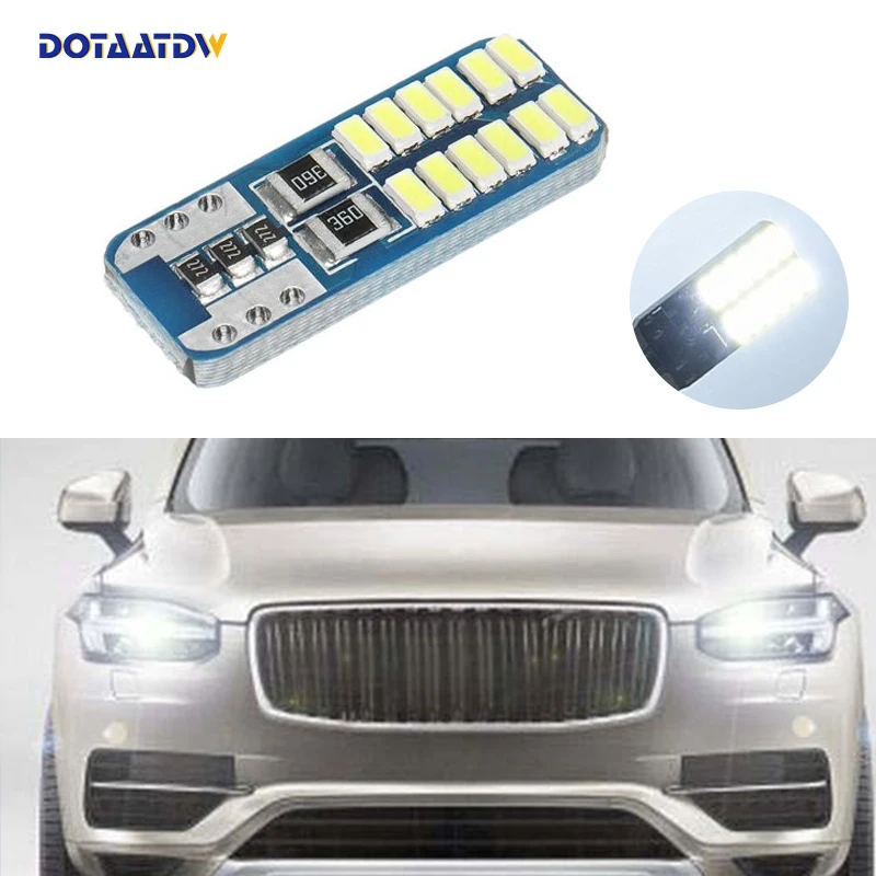 

DOTAATDW 1x W164 T10 W5W LED 3014SMD Wedge Light Sidelight No Error For Skoda Superb Octavia A7 A5 2 Fabia Rapid Yeti