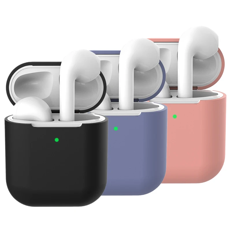 Силиконовый чехол для Apple Airpods2, Мягкий противоударный чехол для Apple AirPods 2, уплотненный чехол для наушников s Air Pods2, защитный чехол