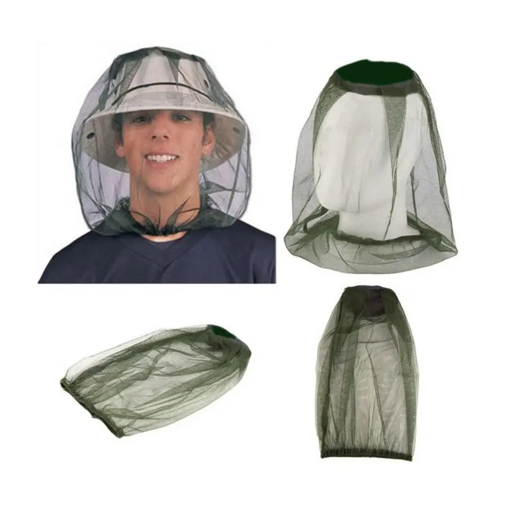 

New Anti-Mosquito Fishing Head Net Anti-Mosquito Bee Bug Insect Repellent Netting Protective Cover Face Mask Camping Hiking