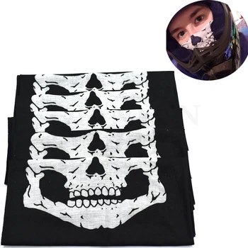 

Multifunctional Air Force Skull Tubular Protective Dust Mask Bandana Motorcycle Riding Polyester Scarf Face Neck Warmer Mask