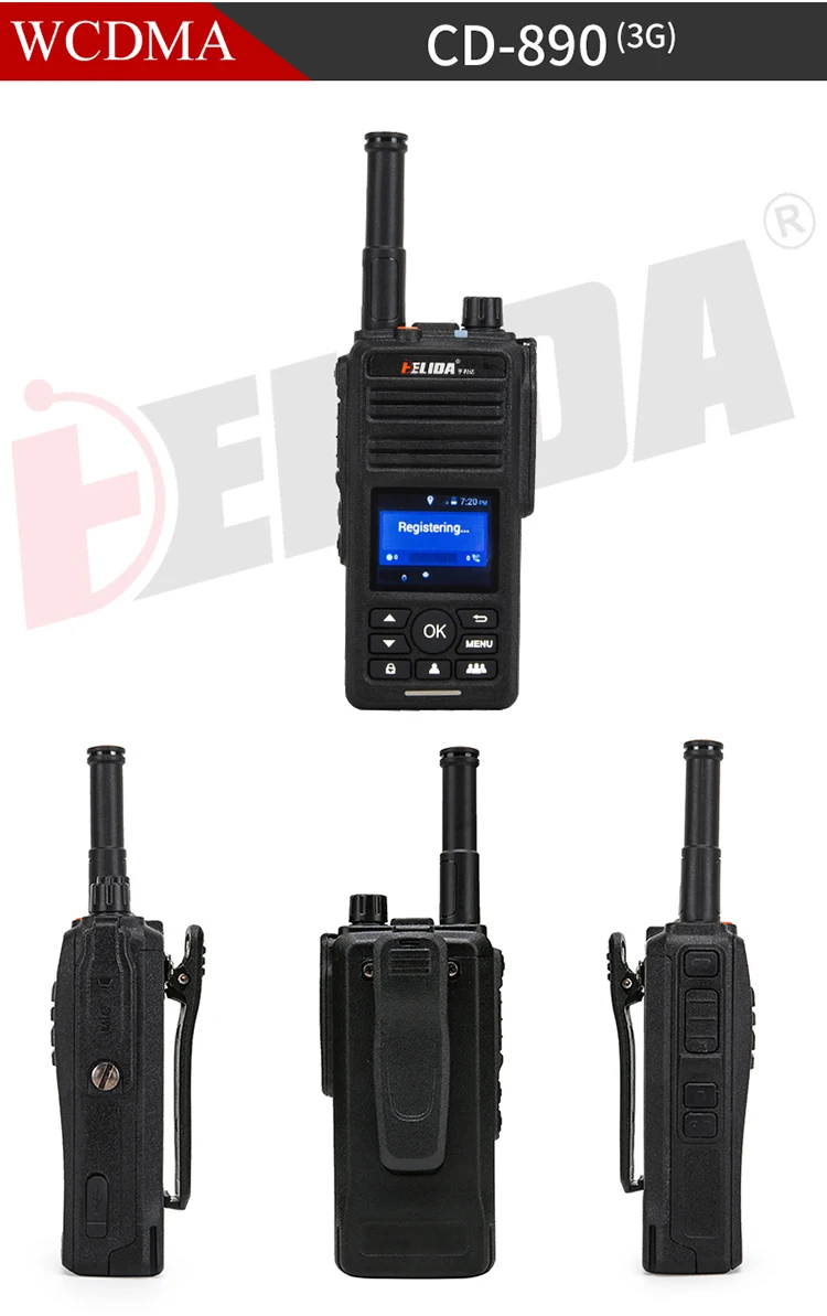 CD890 сеть Радио 2G 3g GSM \ WCDMA \ wifi рация с sim-картой gps позиционирование двухстороннее радио