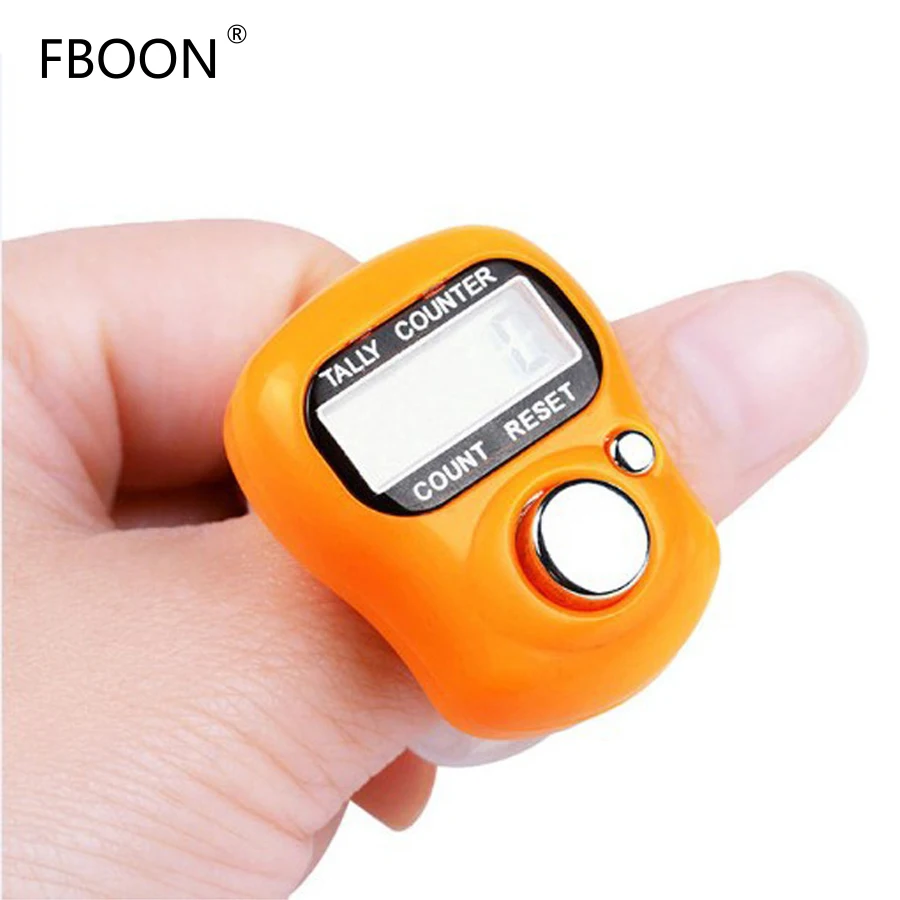 FBOON LCD Electronic Counter Finger Running Pedometer Outdoor Fitness