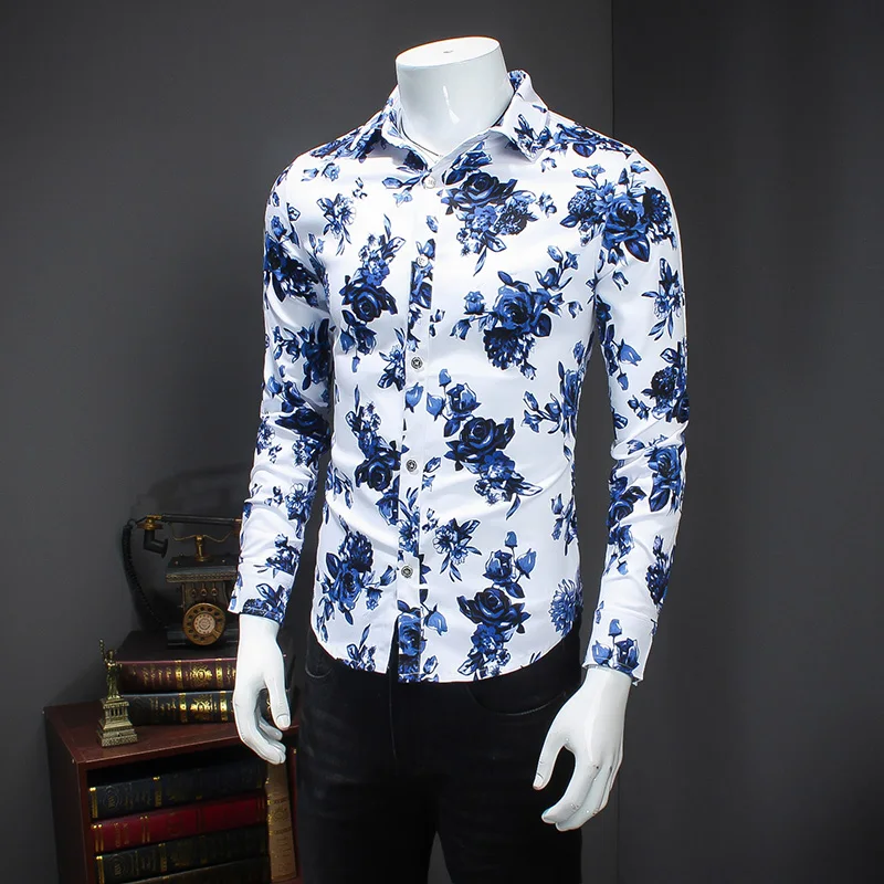 Casual Men Shirts 5XL 