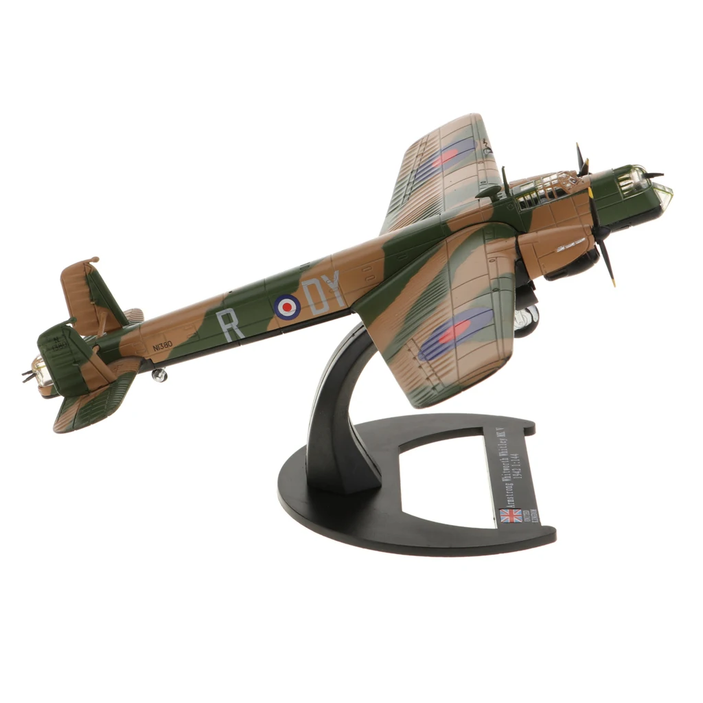 1:144 весы Armstrong Whitworth Whitley Mk.V модель летательного аппарата из литого сплава