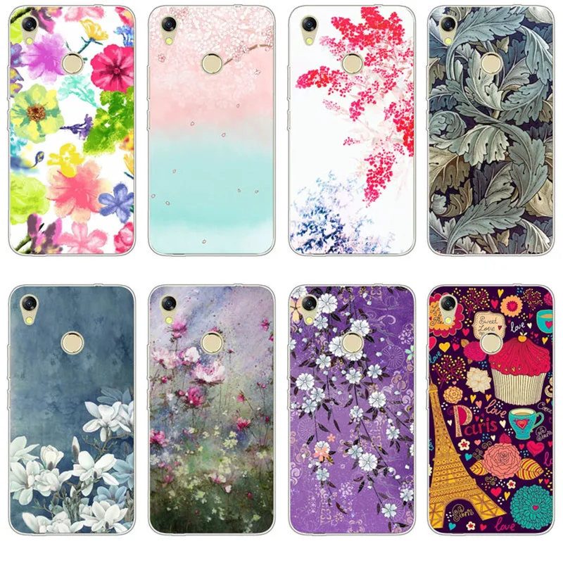 

Infinix Hot 5 X559 Case,Silicon Colorful flowers Painting Soft Back Cover for Infinix Hot5 X559 X559C Phone protect cases shell