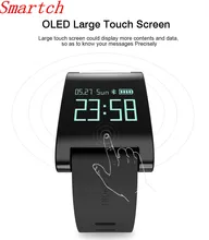 Smartch Новый DM68 Водонепроницаемый Плавание Смарт Группа Браслет Фитнес трекер Приборы для измерения артериального давления сердечного ритма Мониторы сообщения часы для телефона