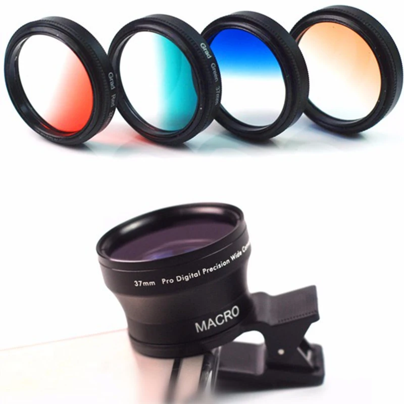 imágenes para 11 En 1 Universal de Gran Angular Macro Lente para Teléfonos Inteligentes con clip cpl polarizador filtro de gradiente lente para samsung móvil teléfonos imágenes para 11 En 1 Universal de Gran Angular Macro Lente para Teléfonos Inteligentes con clip cpl polarizador filtro de gradiente lente para samsung móvil teléfonos