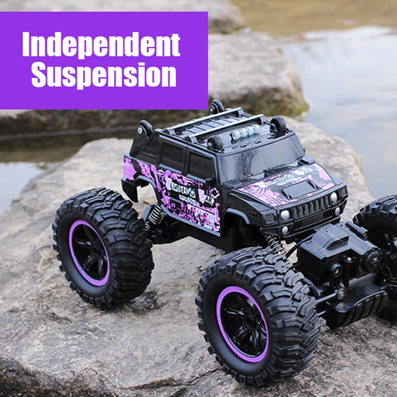 Tumama 4WD RC Car Racing Car Climbing Climbing Car 2.4G Remote Control Electric LED Car Off Road Drift High Speed Gift for Boy 