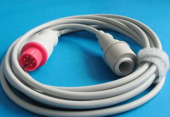 

Compatible New Spacelab/Mindray/Goldway pressure transducer adapter Edward IBP cable,6pin 3m with 1year warranty