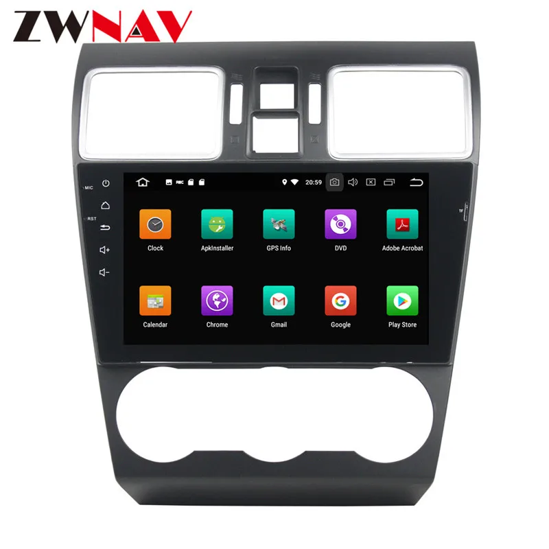 Best Android 8.0 8 Core 4G+32GB Car No DVD CD Player GPS Navigation For Subaru WRX 2014 2015 2016 2017 Multimedia Radio Tape Recorder 5