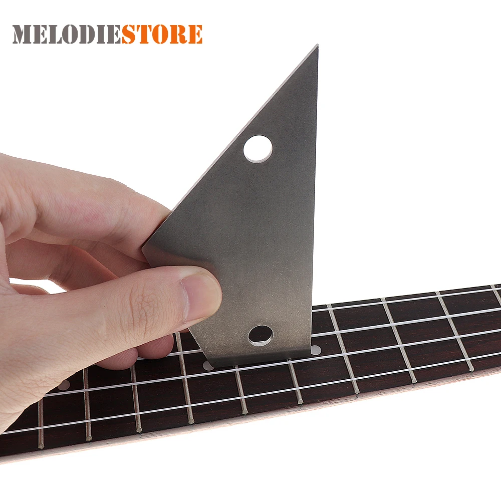 4 IN 1 Stainless Steel Guitar Luthiers Fret Finder Rocker Guitarra