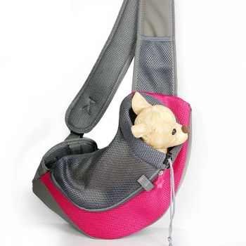 

Pet Dog Cat Puppy Carrier Mesh Travel Tote Shoulder Bag Sling Backpack