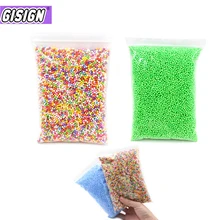 Глиняные мини поролоновые шарики наполнитель для бусины для слаймов разноцветные шармы дополнение частицы грязи клейкие аксессуары антистресс игрушки Поставки