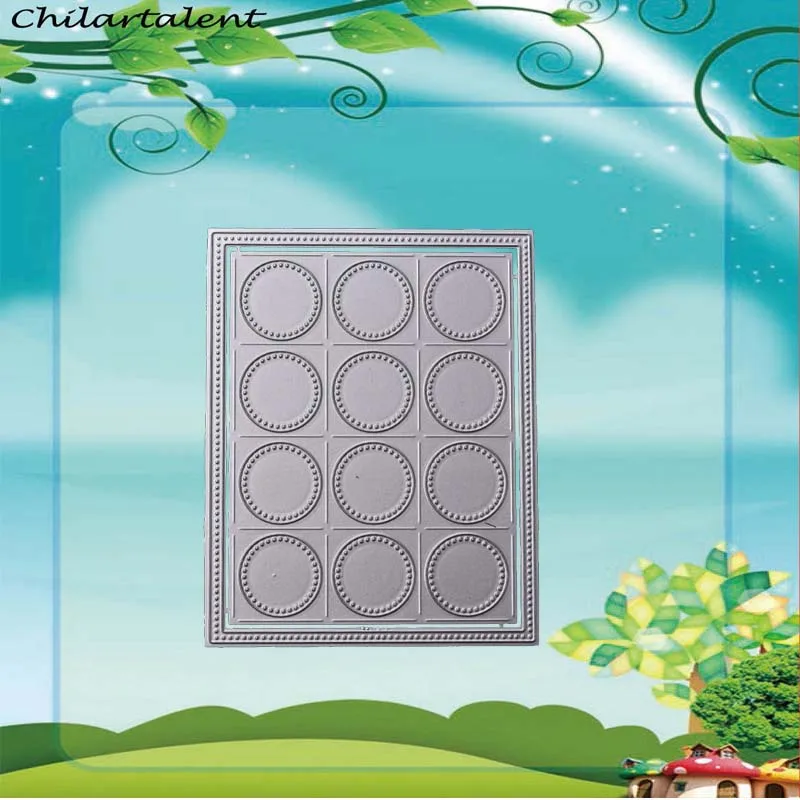 

Rectangle Metal Cutting Die Craft Scrapbooking New 2018 stamps and Dies Embossing Stencils Card Making troqueles background dies