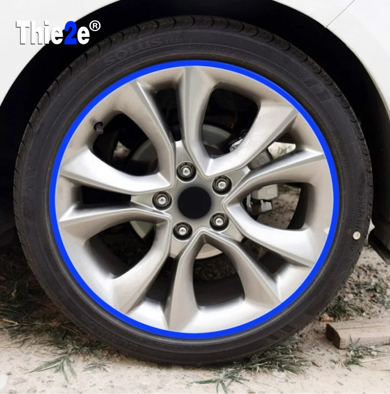 Автомобильный ободок колеса Полосы Светоотражающие наклейки для Mini One Cooper R50 R52 R53