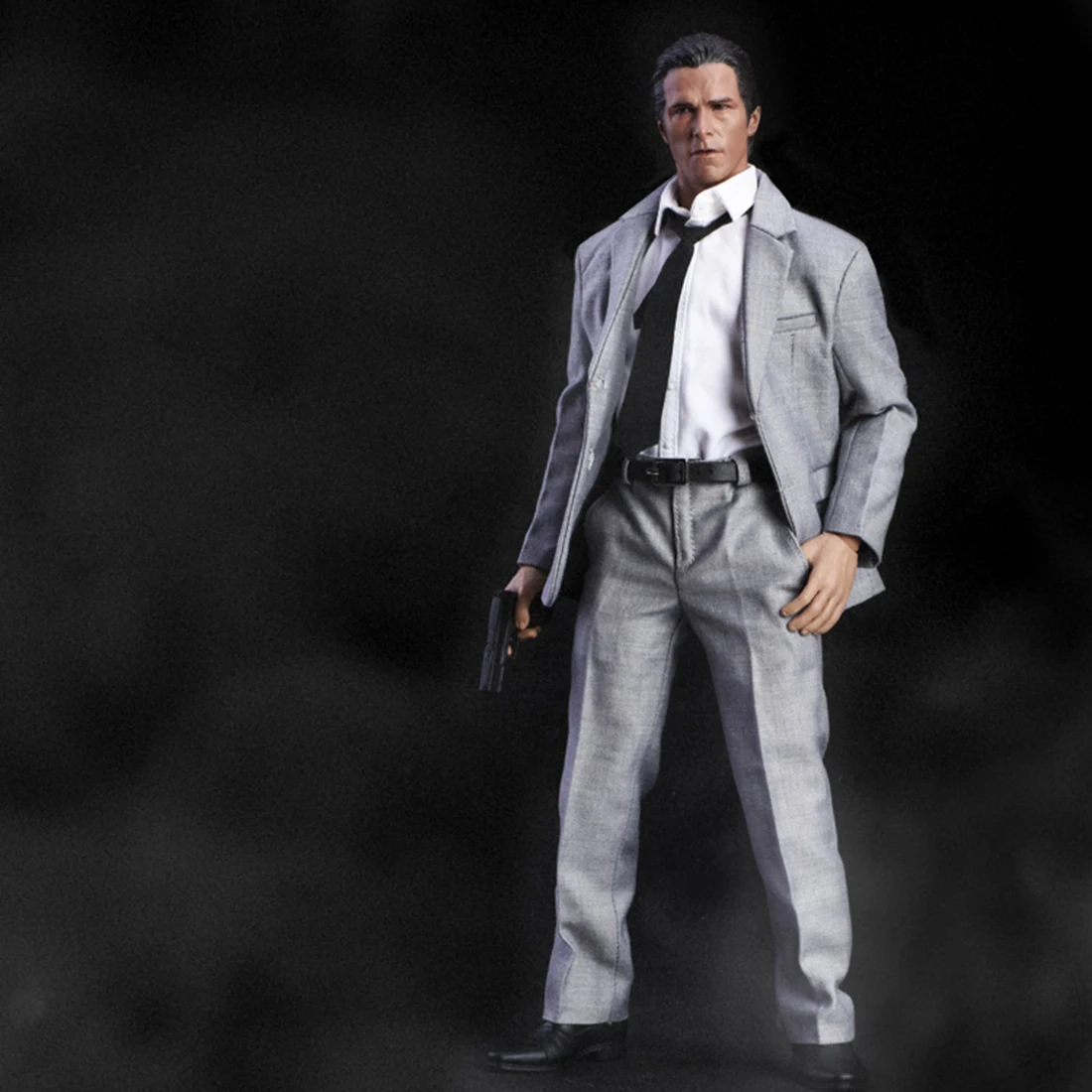 

1:6 Scale Male Figure Clothes Parts 12-Inch Male Soldier Suit Shoes Set Model Toy Accessory (Without Boby And Head) - Grey
