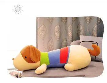 

big lovely plush dog toy soft colourful dog pillow doll gift about 85cm