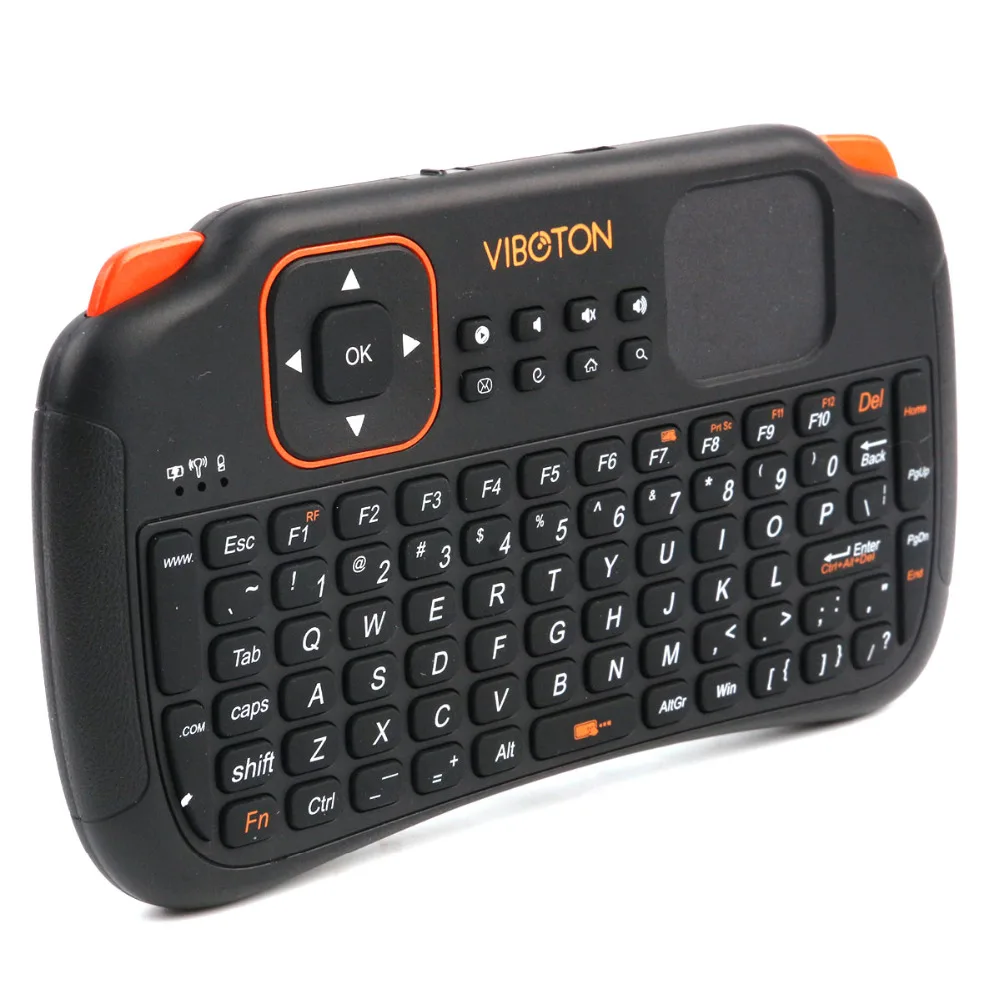 

Viboton S1 2.4GHz Wireless Keyboard + Air Mouse + Remote Control with Touchpad 83 Keys for Windows Linux Russian Version