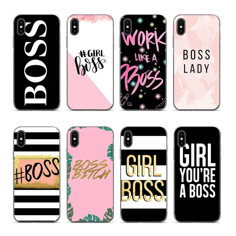 

OUTMIX Boss Girl Lady Cellphones covers case For iPhone 6plus 6s 6 5 5s SE 7 8 X XS max XR 8plus 7plus