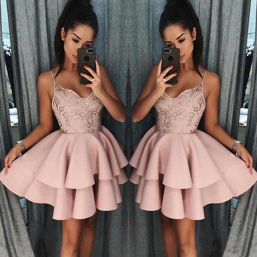 dusty rose mini dress